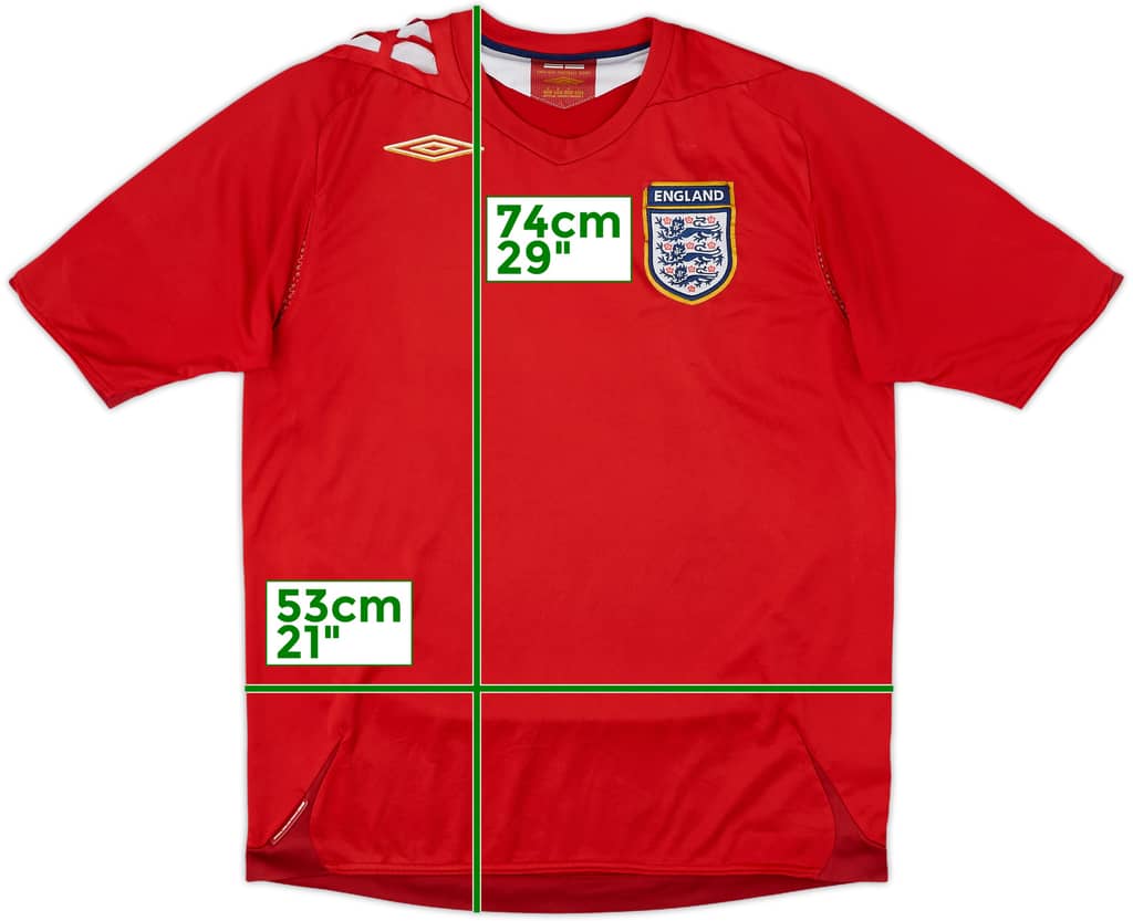 2006-08 England Away Shirt - 4/10 - (M)