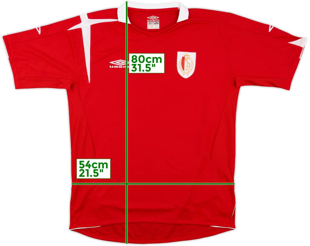 2006-07 Standard Liege Home Shirt - 8/10 - (L)