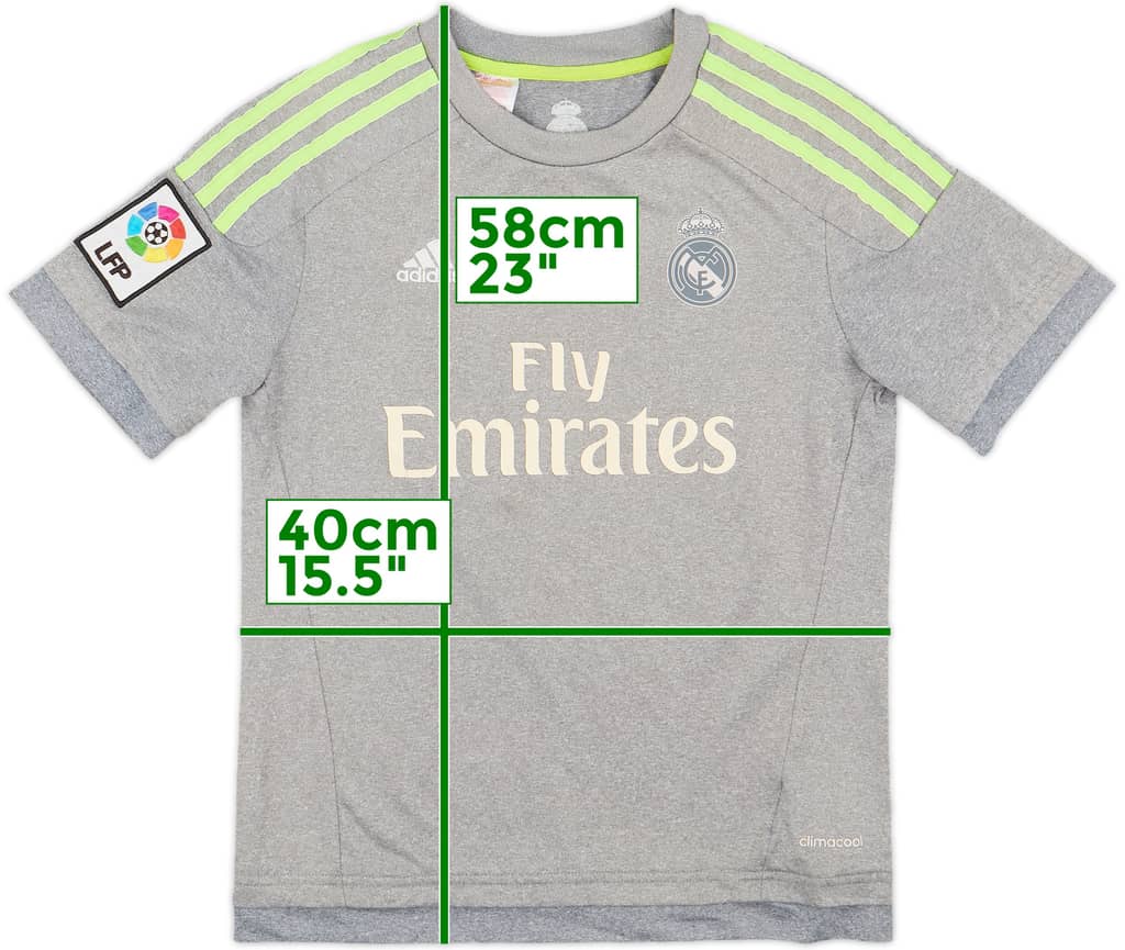 2015-16 Real Madrid Away Shirt - 7/10 - (M.Boys)