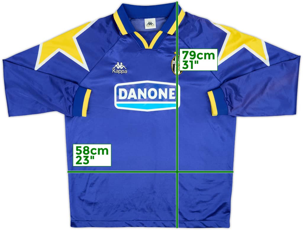1994-95 Juventus Away L/S Shirt - 9/10 - (XL)