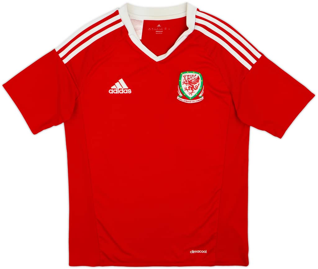2016-17 Wales Home Shirt - 7/10 - (L.Boys)