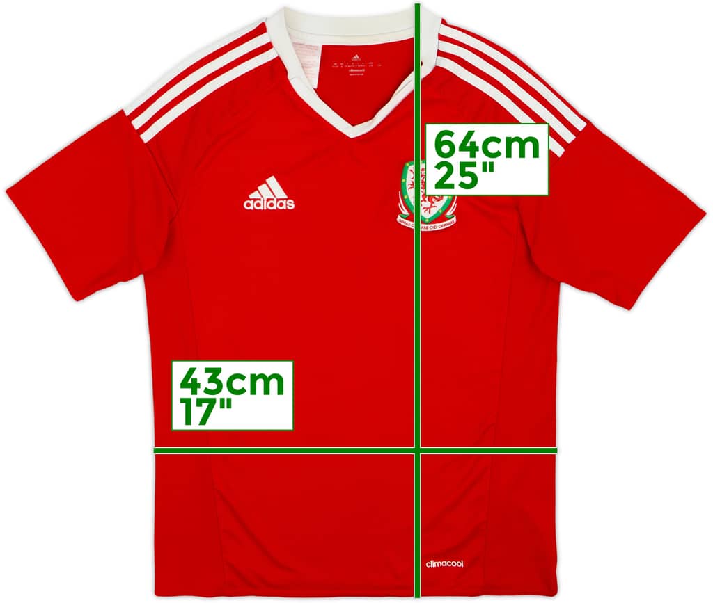 2016-17 Wales Home Shirt - 7/10 - (L.Boys)