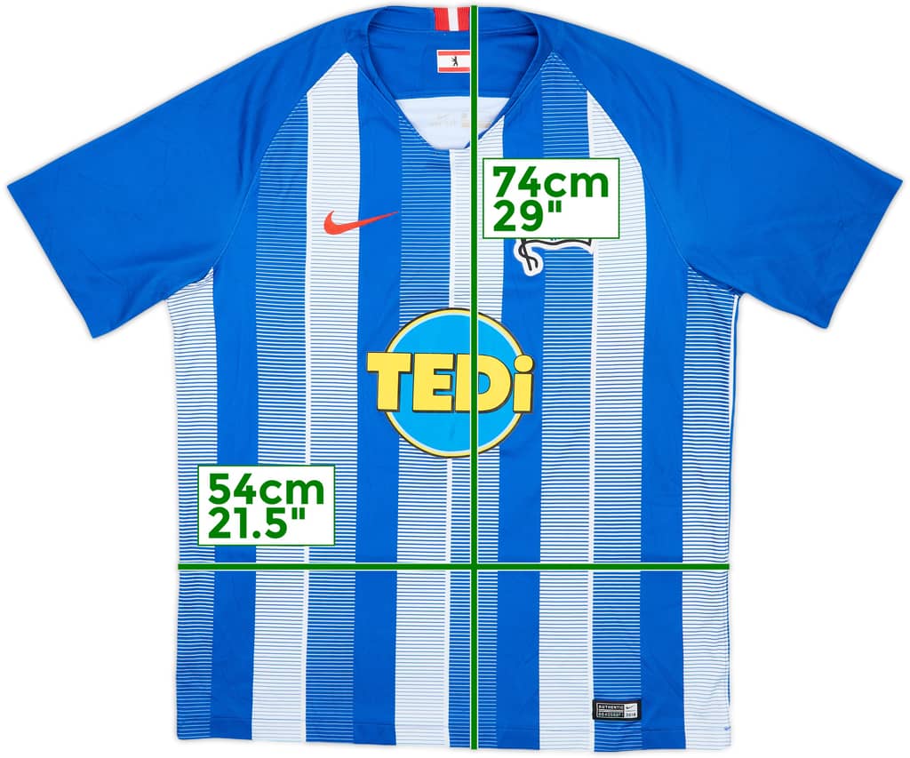 2018-19 Hertha Berlin Home Shirt - 8/10 - (L)