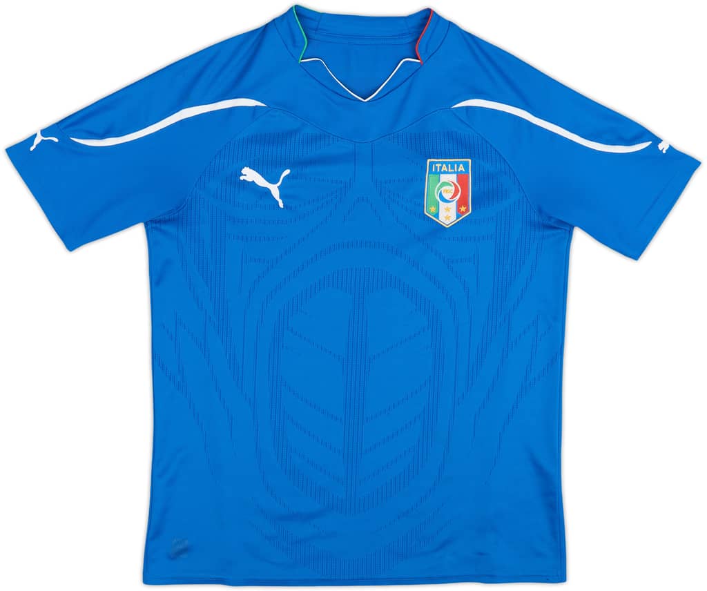 2010-12 Italy Home Shirt - 9/10 - (XL.Boys)