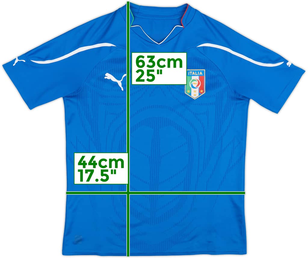 2010-12 Italy Home Shirt - 9/10 - (XL.Boys)