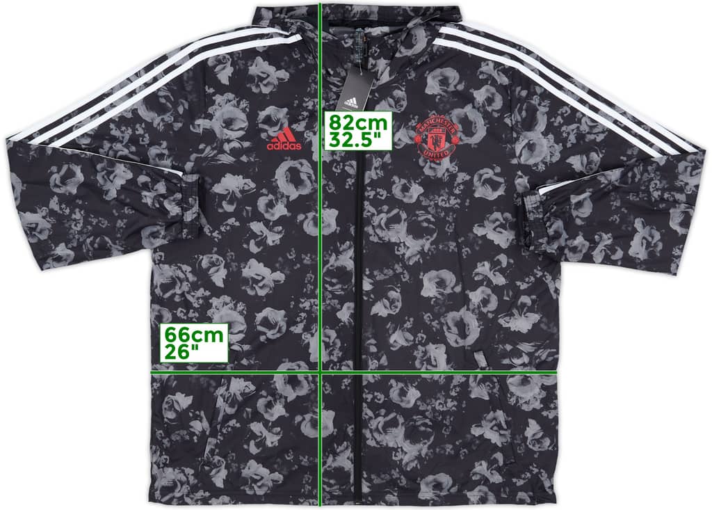 2019-20 Manchester United adidas Hooded Track Jacket (XL)