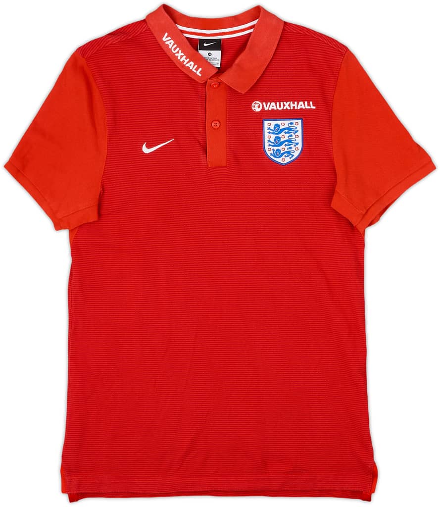 2016-18 England Nike Polo Shirt - 8/10 - (M)