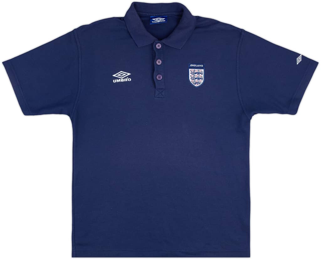 1998-00 England Umbro Polo Shirt - 6/10 - (L)