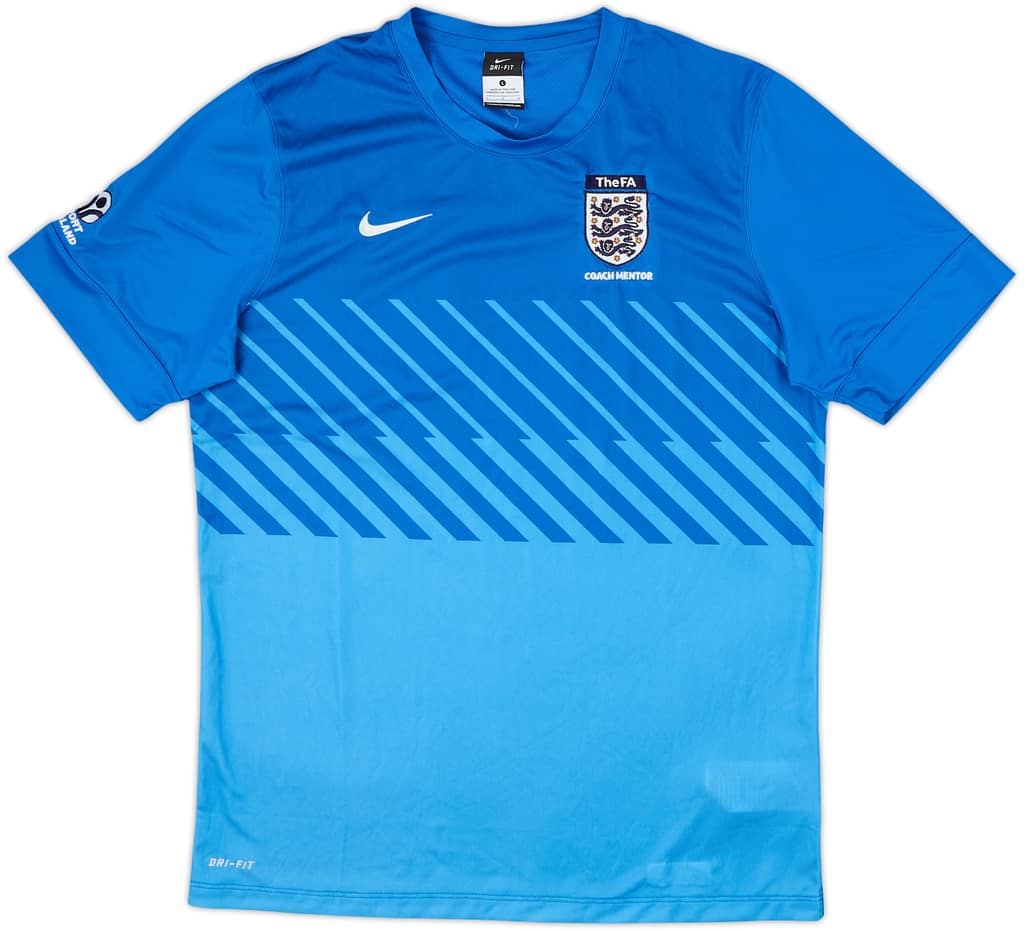 2014-15 England 'Coach Mentor' Nike Training Shirt - 9/10 - (L)