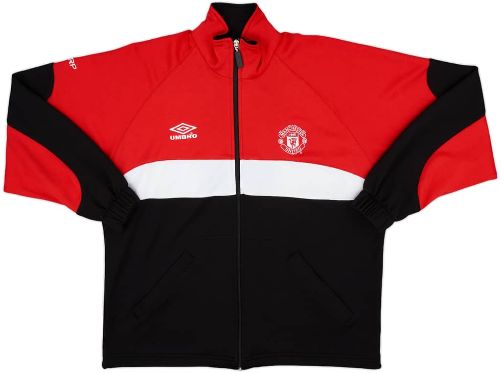 1999-00 Manchester United Umbro Track Jacket - 9/10 - (XL.Boys)