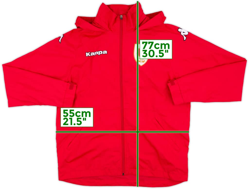 2015-16 Standard Liege Kappa Hooded Rain Jacket - 9/10 - (S)