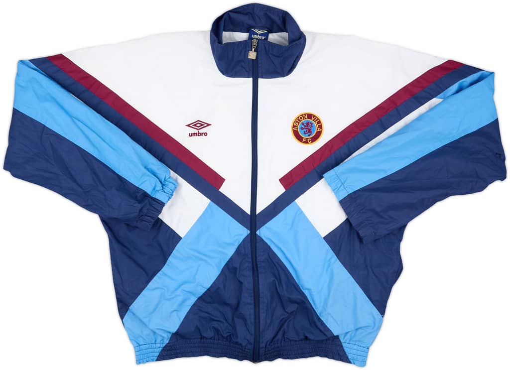 1990-92 Aston Villa Umbro Track Jacket - 8/10 - (M)