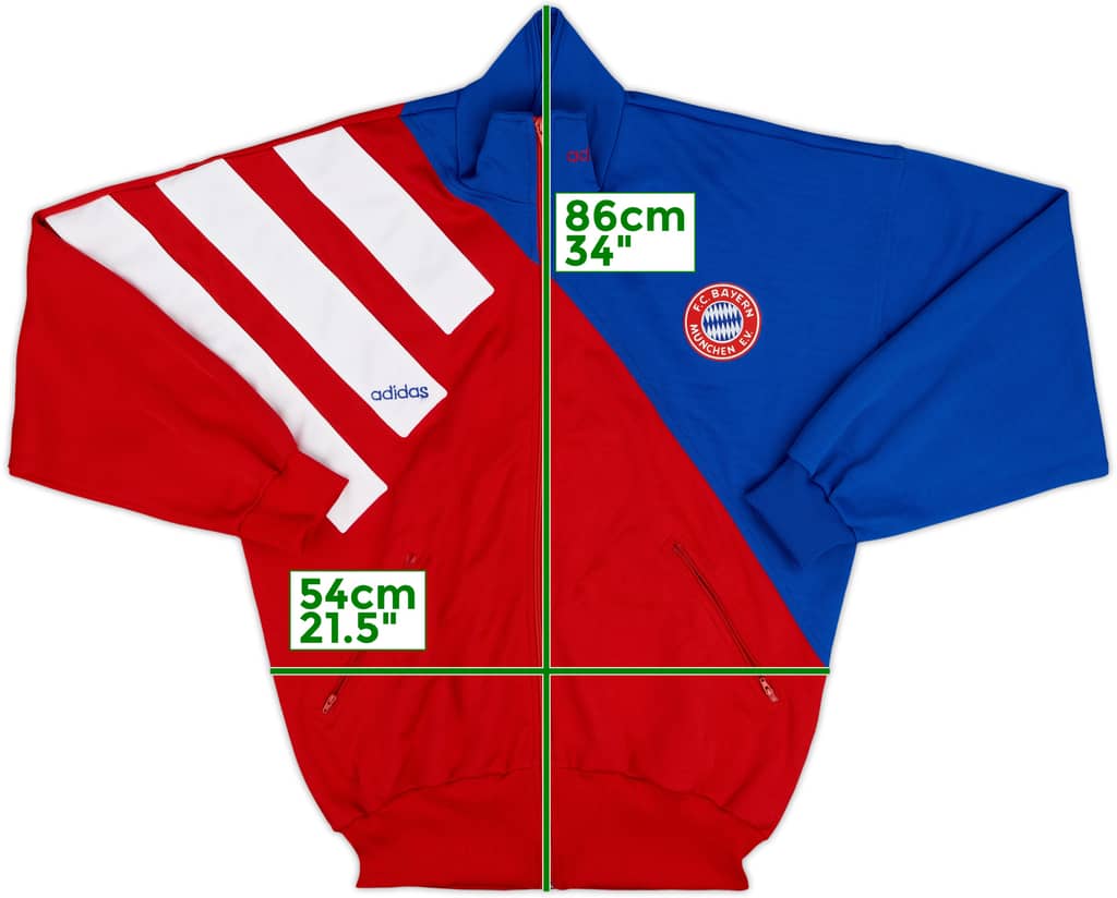 1993-95 Bayern Munich adidas Track Jacket - 10/10 - (L)