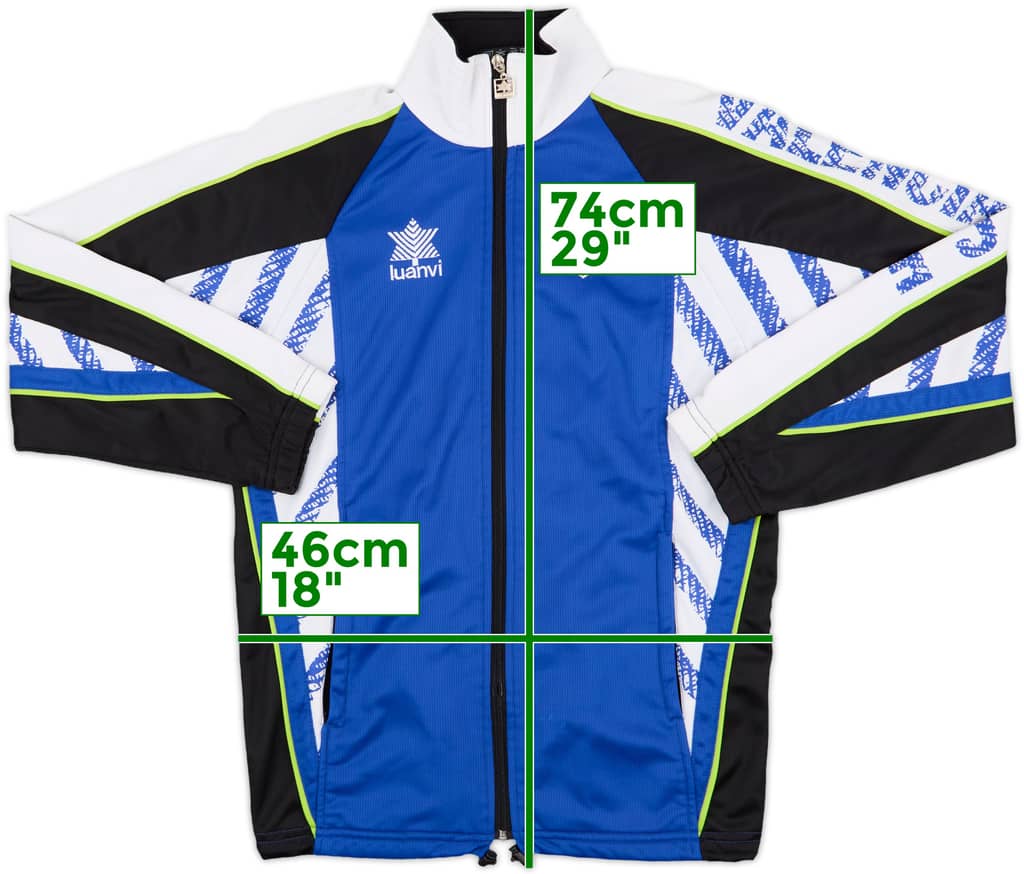 1996-97 Valencia Luanvi Track Jacket - 8/10 - (M)