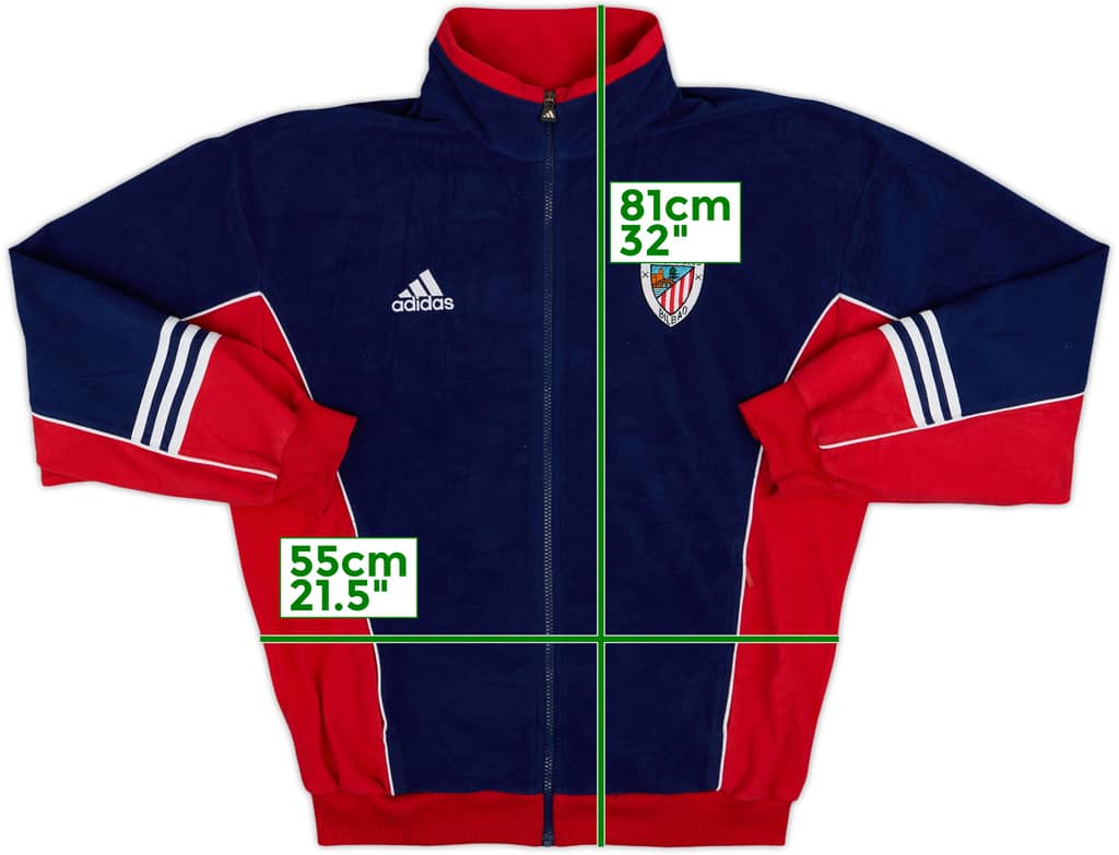 1999-00 Athletic Bilbao adidas Track Jacket - 9/10 - (L)