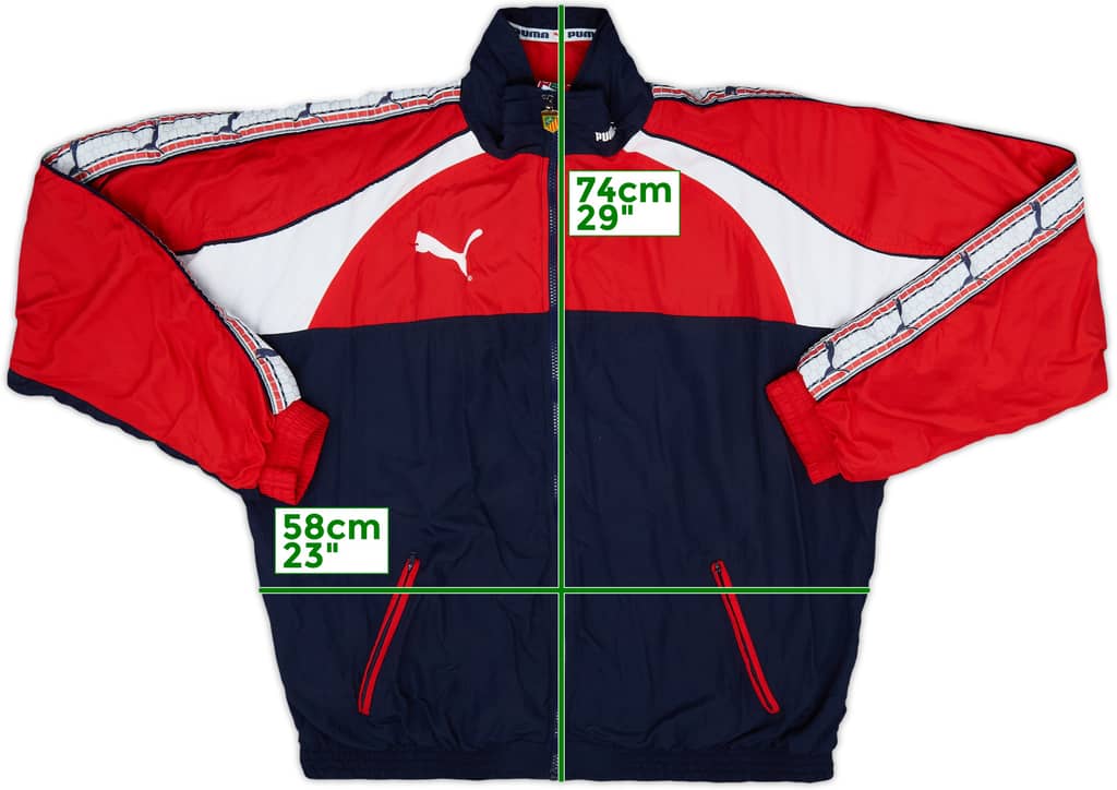 1996-98 Atletico Madrid Puma Track Jacket - 9/10 - (XL)
