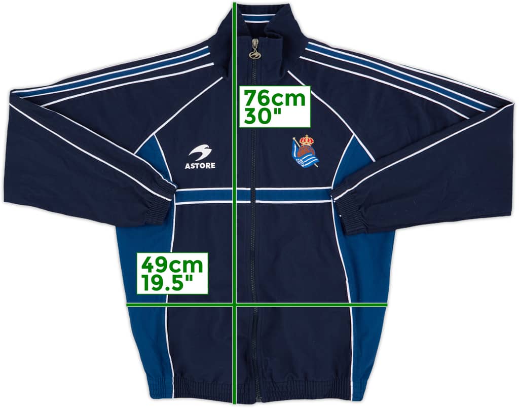 1998-00 Real Sociedad Astore Track Jacket - 8/10 - (M)