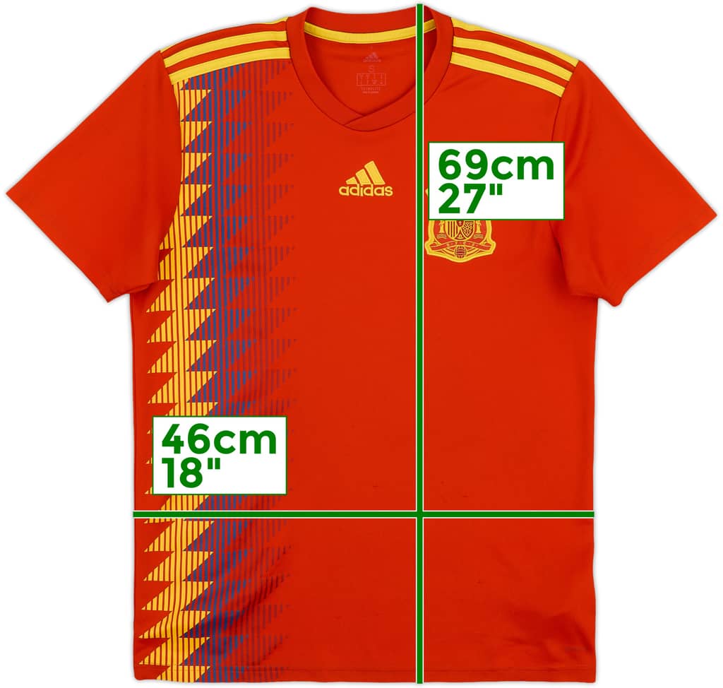 2018-19 Spain Home Shirt - 6/10 - (S)