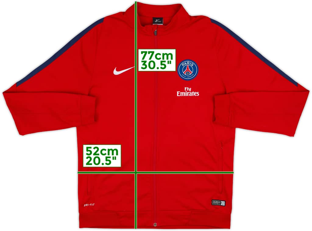 2016-17 Paris Saint-Germain Nike Track Jacket - 7/10 - (L)