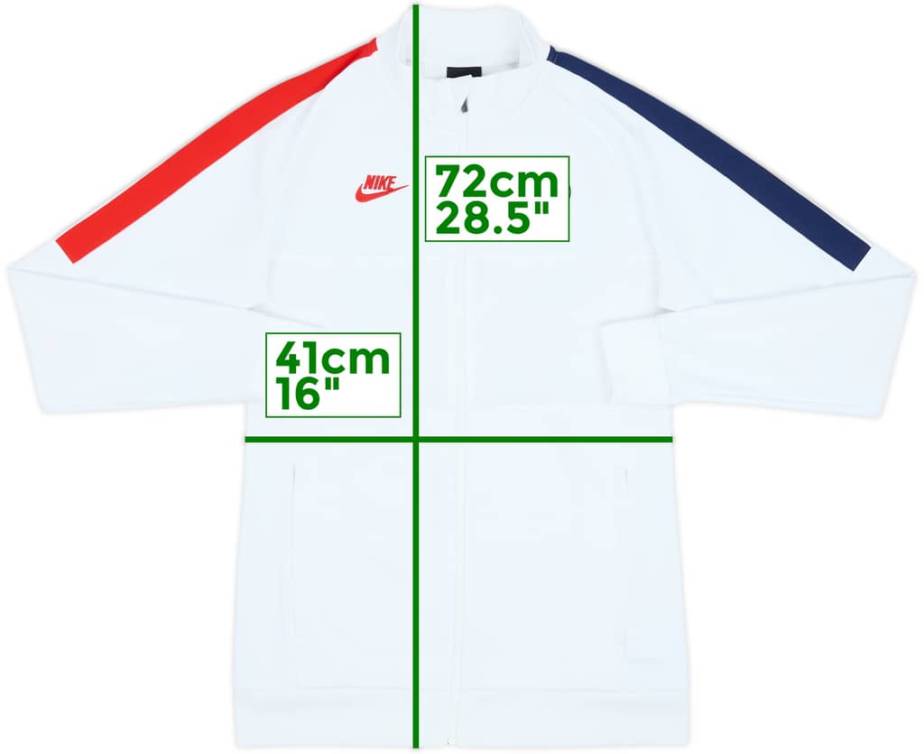 2019-20 Paris Saint-Germain Nike Track Jacket - 8/10 - (S)