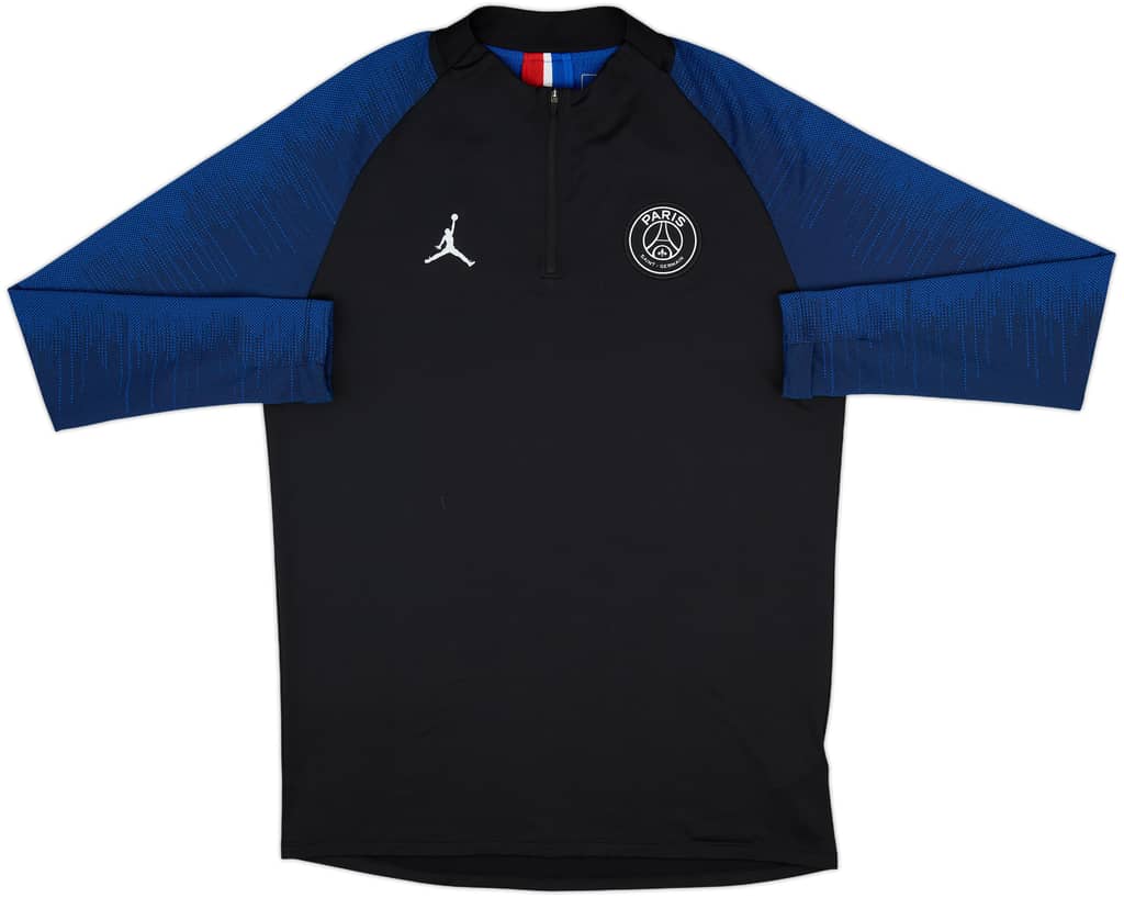 2020-21 Paris Saint-Germain Nike 1/4 Zip Training Top - 8/10 - (L)