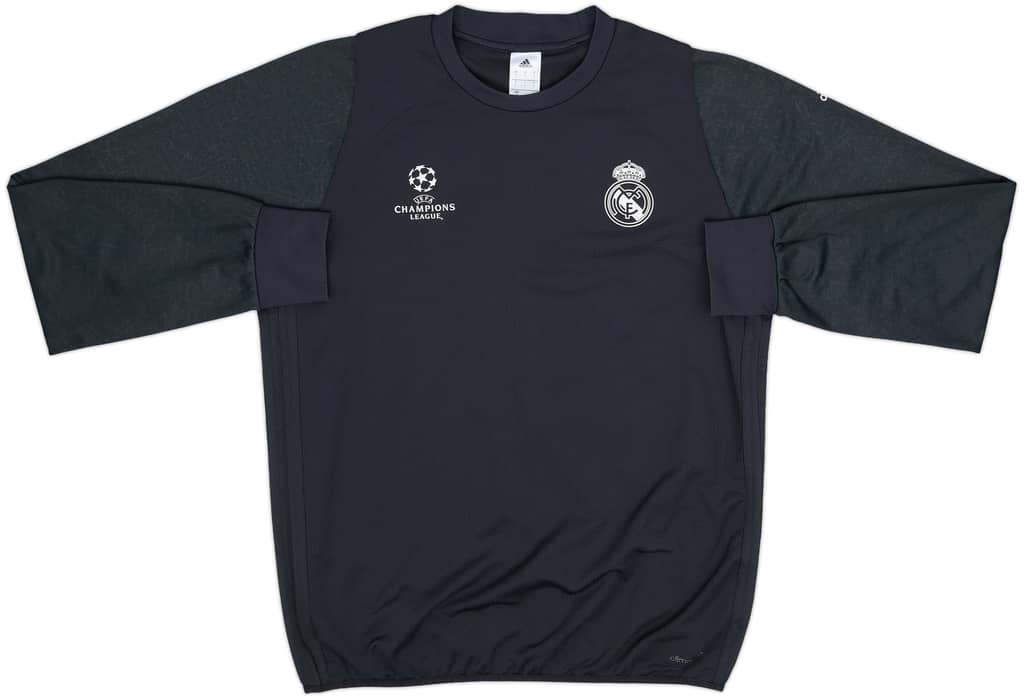 2016-17 Real Madrid adidas Sweat Top - 9/10 - (L)
