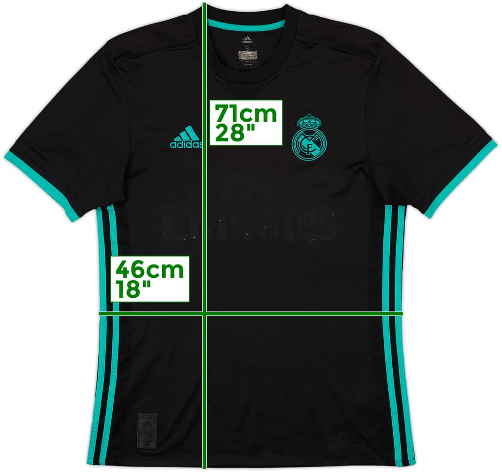 2017-18 Real Madrid Away Shirt - 4/10 - (S)