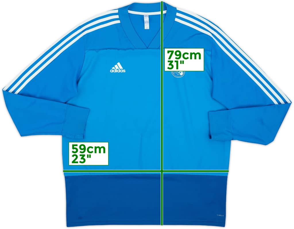 2018-19 Real Madrid adidas Drill Top - 9/10 - (XL)