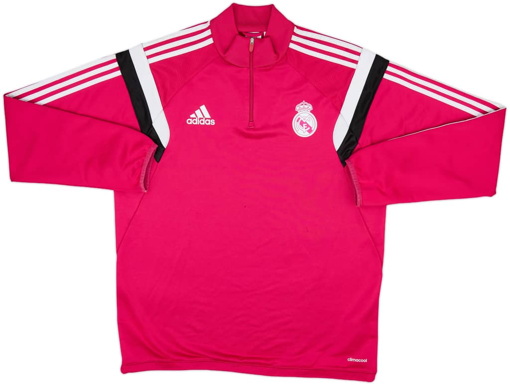 2014-15 Real Madrid adidas 1/4 Zip Training Top - 6/10 - (L)