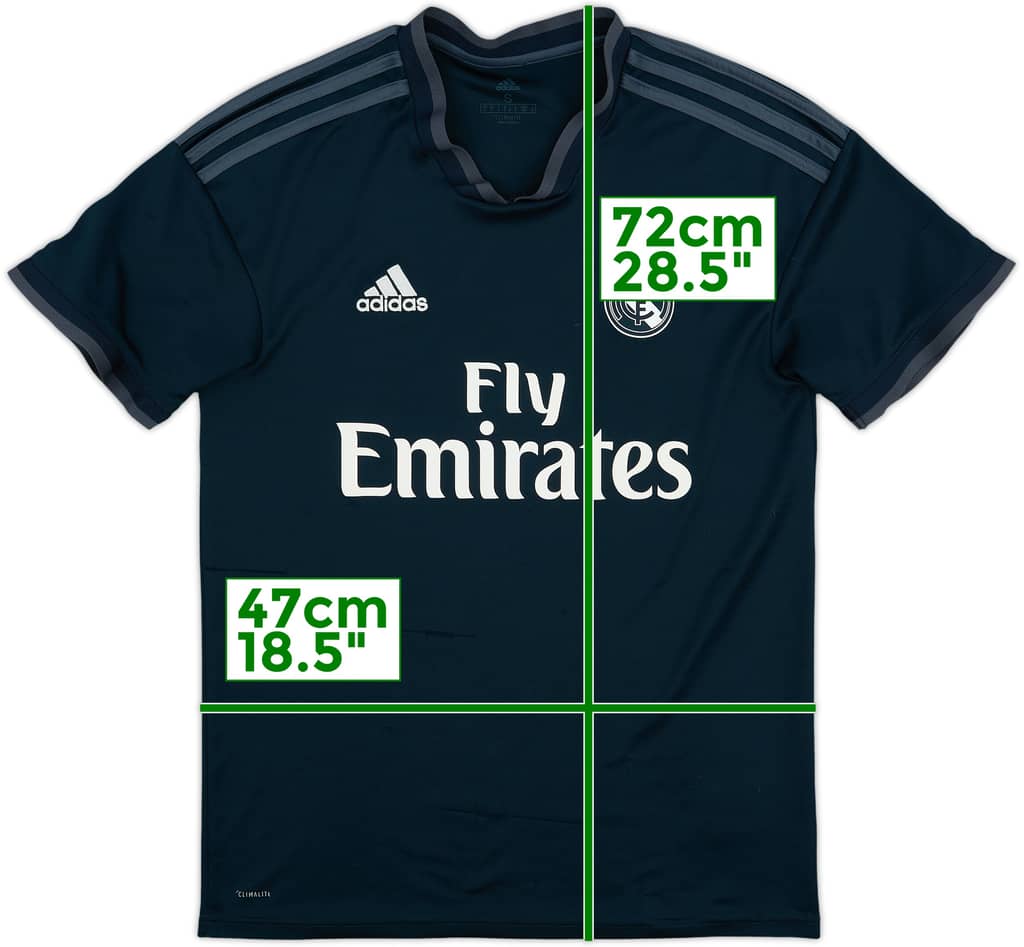 2018-19 Real Madrid Away Shirt - 5/10 - (S)