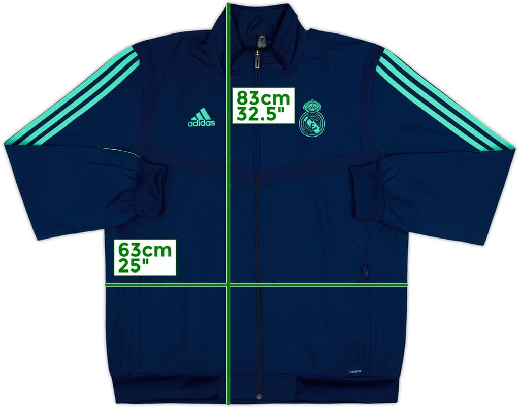 2019-20 Real Madrid adidas Track Jacket - 9/10 - (XL)