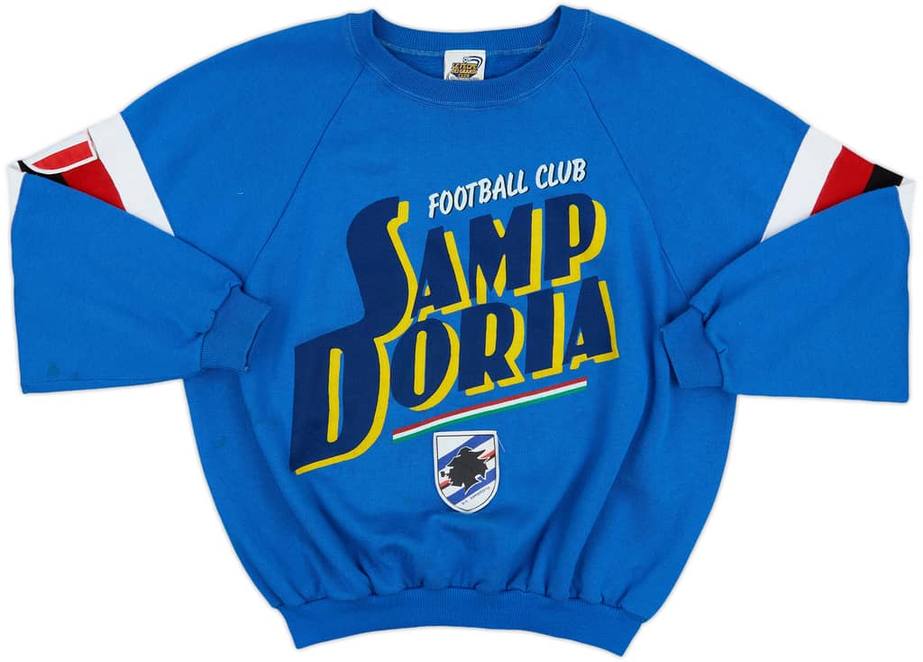 1990-91 Sampdoria Le Felpe Dei Grandi Club Sweat Top - 7/10 - (L)