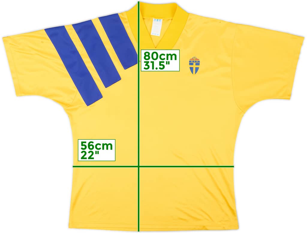 1992-94 Sweden Home Shirt - 5/10 - (XL)