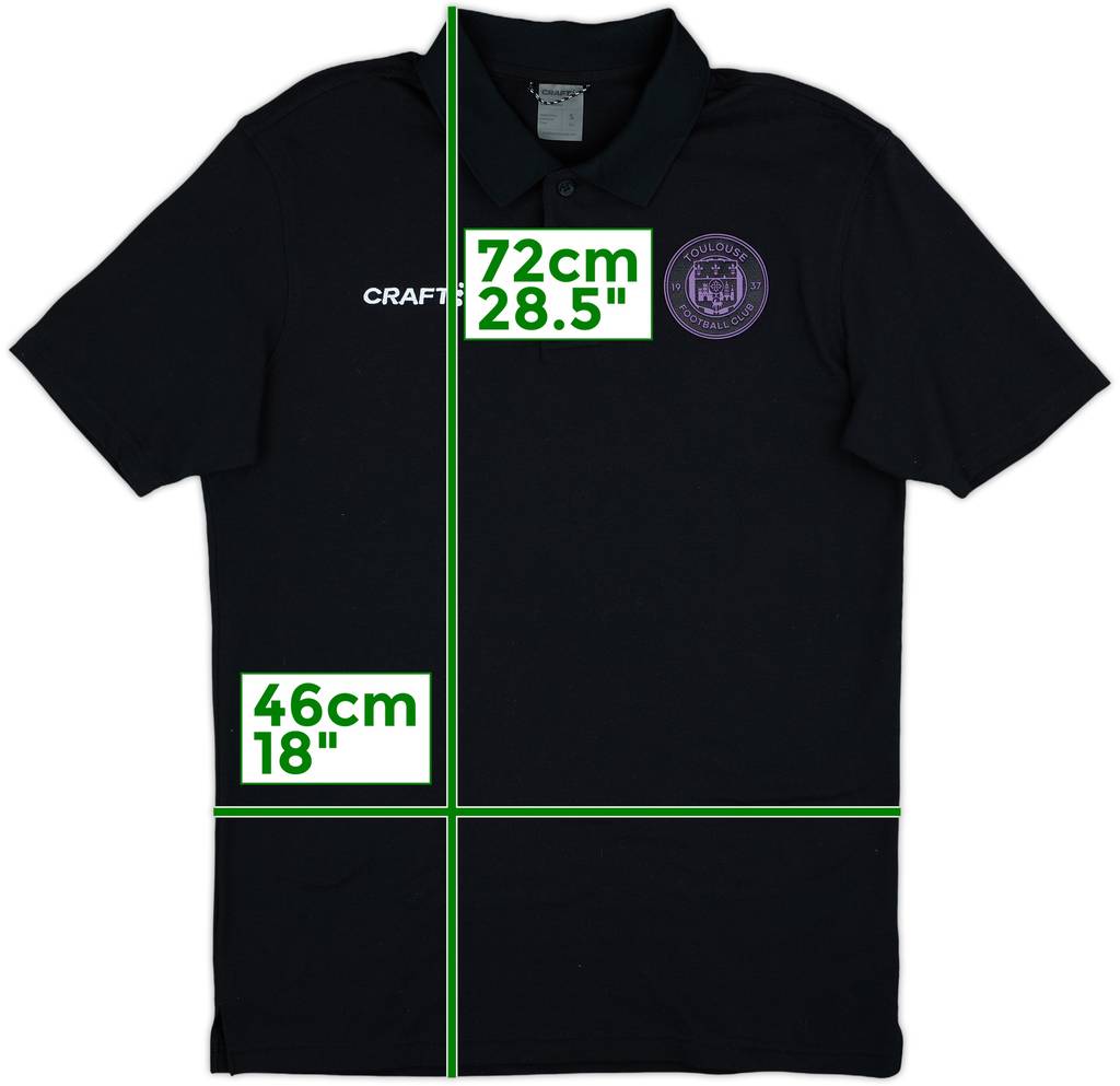 2023-24 Toulouse Craft Polo Shirt - 9/10 - (S)