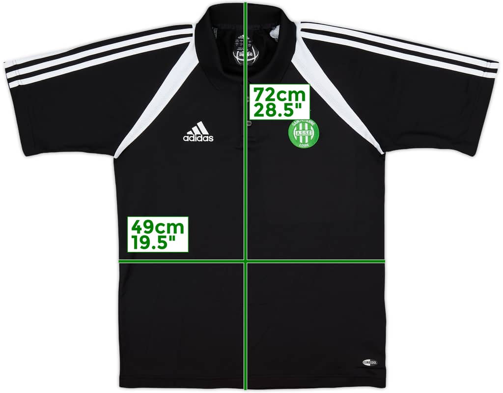2005-06 Saint Etienne adidas Polo Shirt - 9/10 - (S)