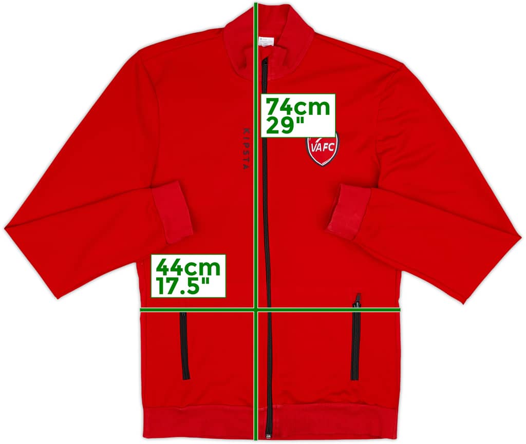 2016-18 Valenciennes Kipsta Track Jacket - 8/10 - (S)
