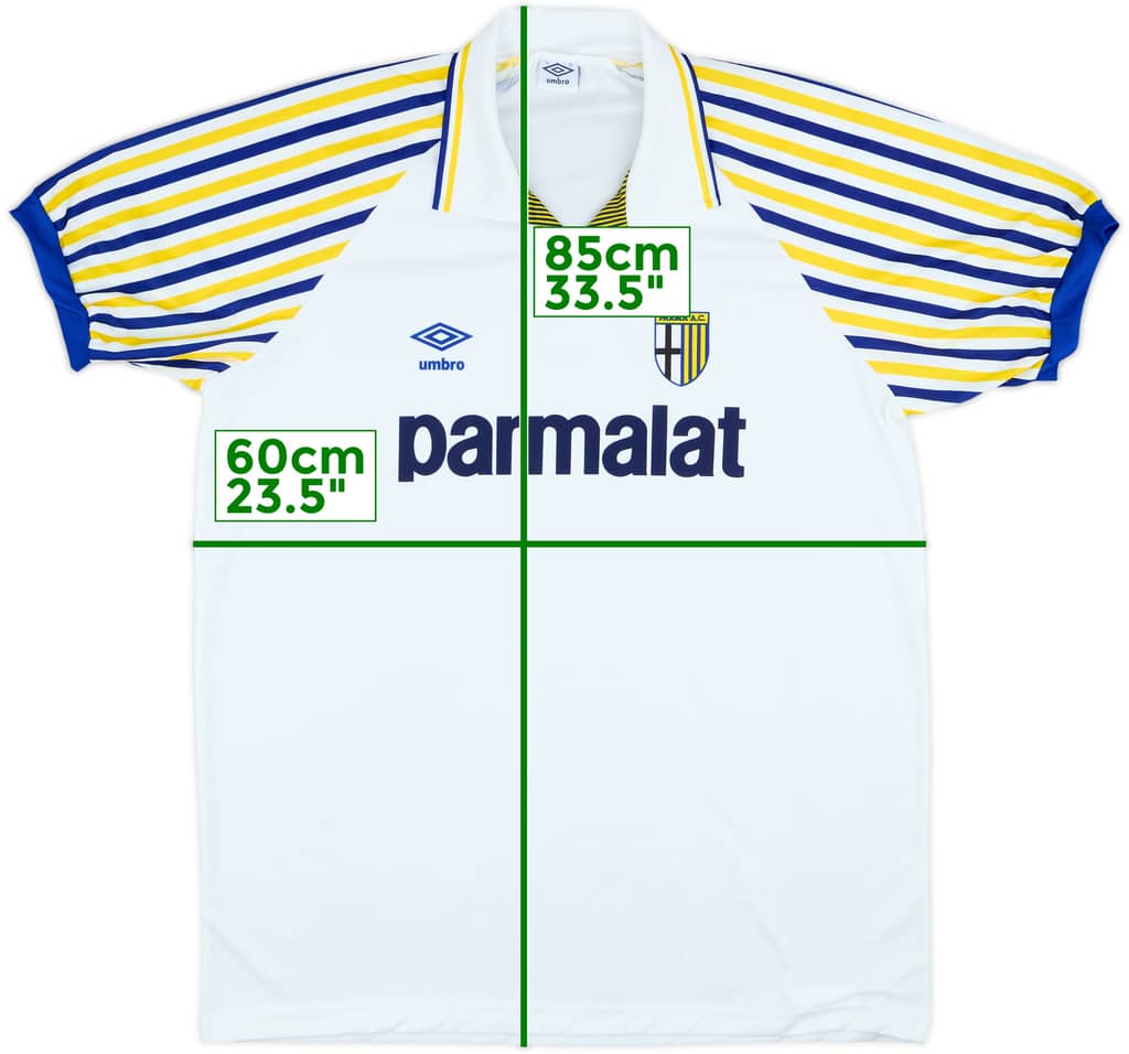 1990-91 Parma Home Shirt - 8/10 - (XL)