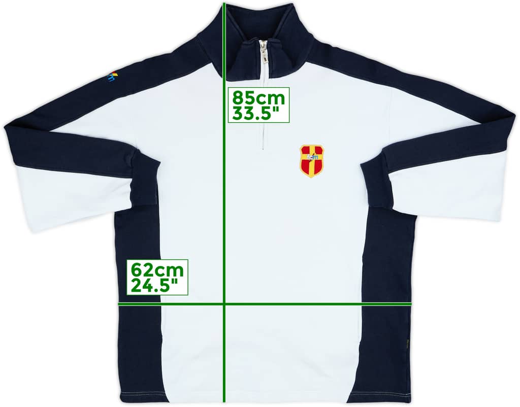 2000s Messina 1/4 Zip Sweat Top - 8/10 - (L)