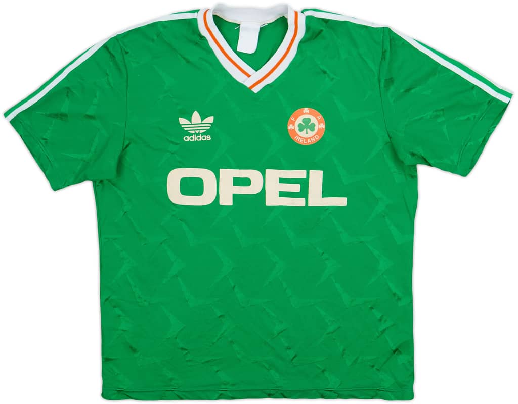1990-92 Ireland Home Shirt - 8/10 - (L)