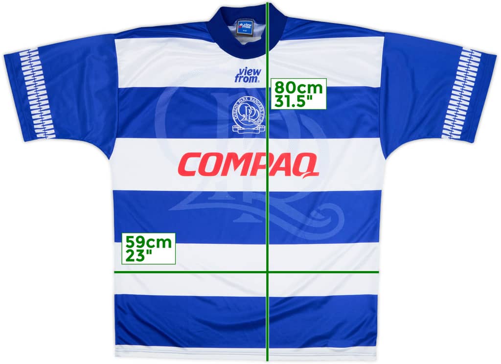 1996-97 QPR Home Shirt - 8/10 - (XL)