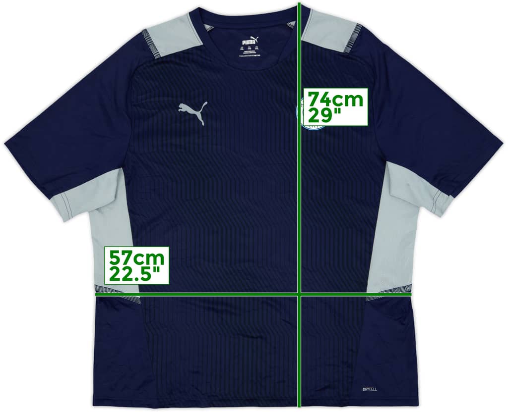 2021-22 Manchester City Puma Training Shirt - 9/10 - (XXL)