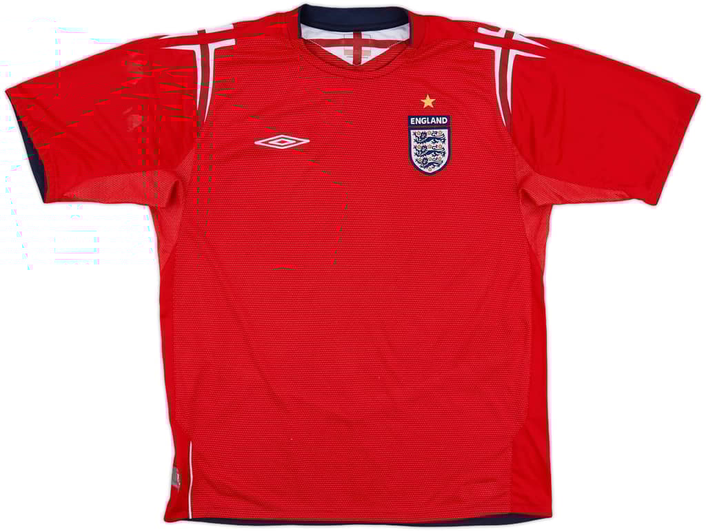 2006-08 England Away Shirt - 5/10 - (L)