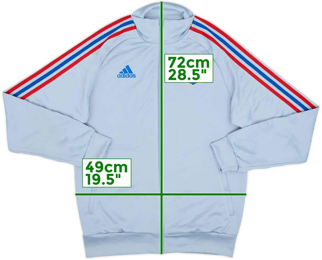 2022-23 Lyon adidas Track Jacket - 6/10 - (M)