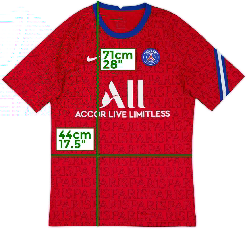 2020-21 Paris Saint-Germain Nike Training Shirt - 7/10 - (S)