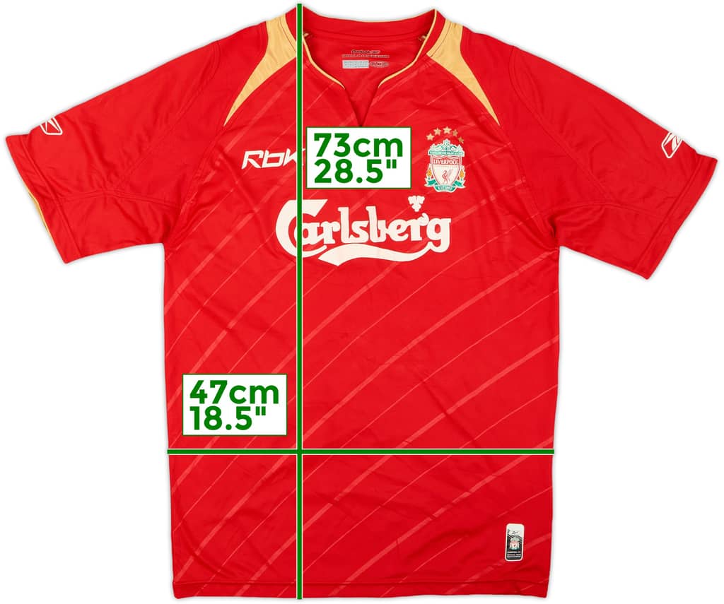 2005-06 Liverpool CL Home Shirt - 5/10 - (S)