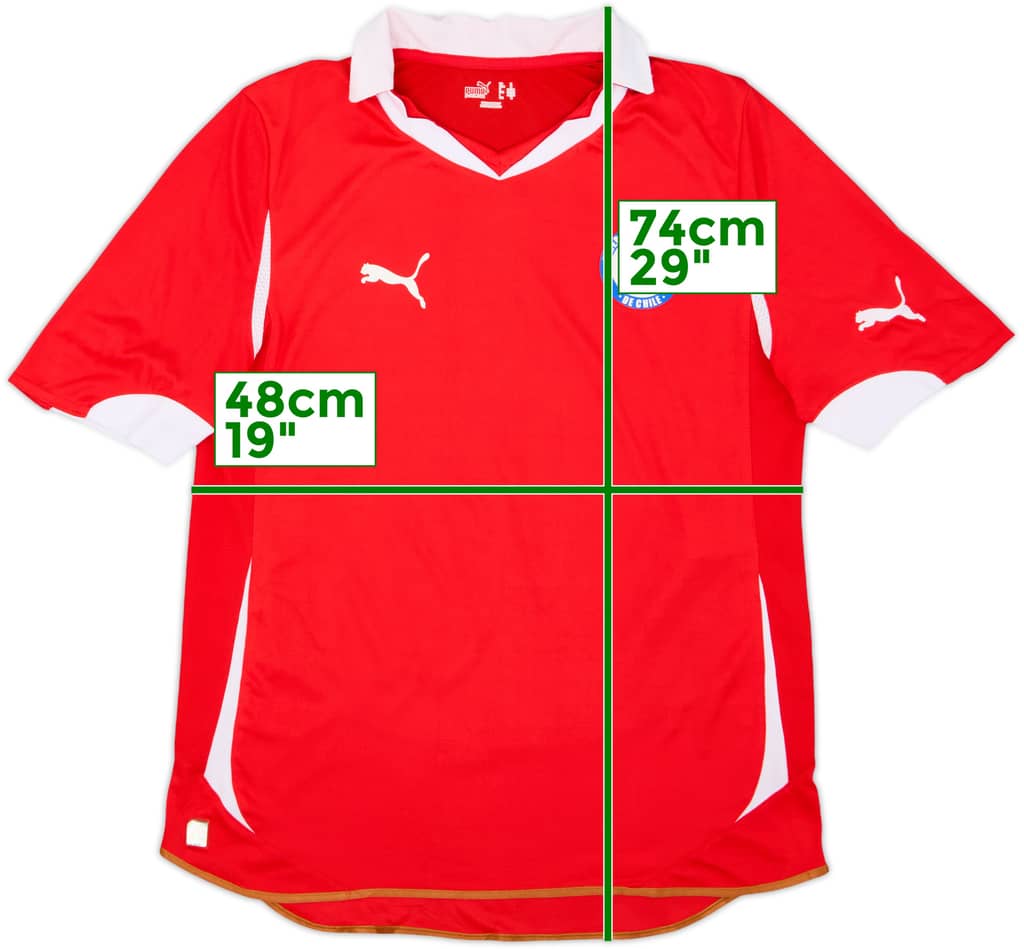 2011-12 Chile Home Shirt - 9/10 - (M)