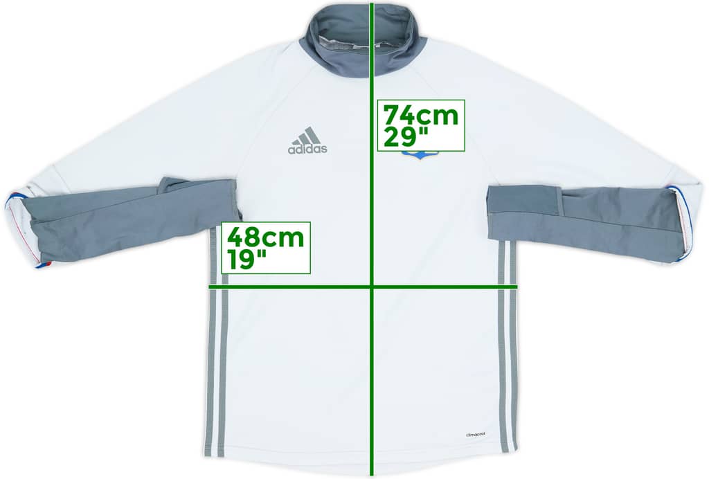 2016-17 Lyon adidas Drill Top - 5/10 - (S)