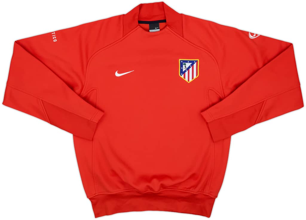 2007-08 Atletico Madrid Nike Drill Top - 9/10 - (S)