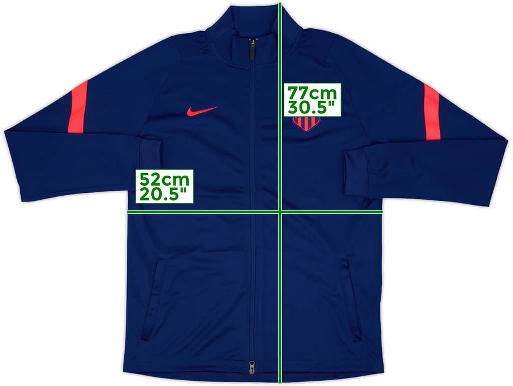 2021-22 Atletico Madrid Nike Track Jacket - 8/10 - (L)
