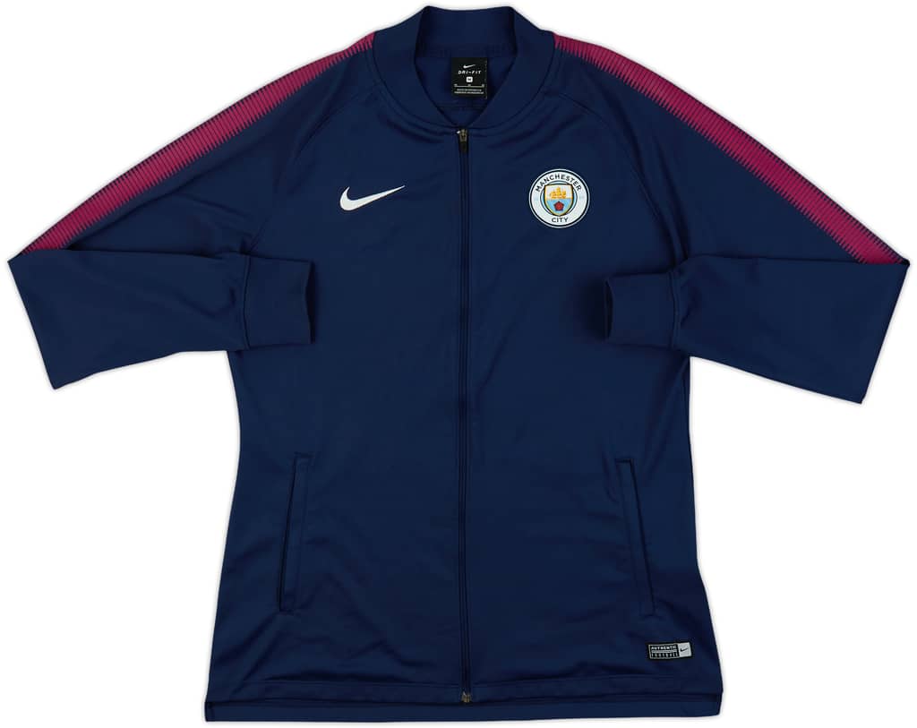 2017-18 Manchester City Nike Track Jacket - 8/10 - (M)